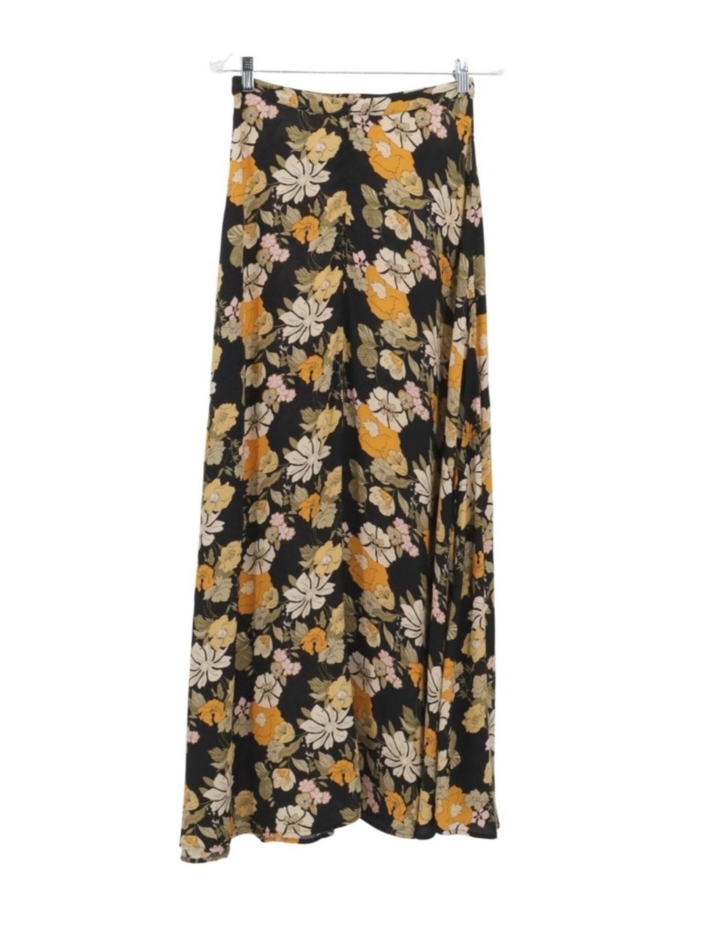 NATURAL LIFE Double Side Slit Black Maxi Skirt - NWT! - Picture 2 of 4